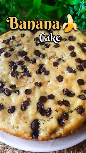 Easy Banana Cake Recipe 🍌 Soft & Moist Homemade Cake #shorts