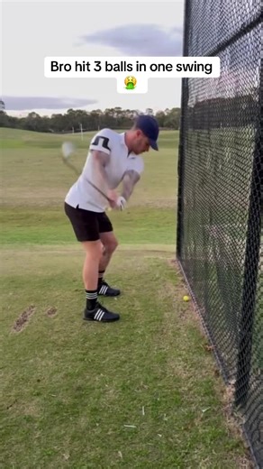 Mastering Golf: Hitting Three Balls in One Swing