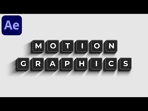 Keyboard Keys Typing Animation in After Effects - After Effects Tutorial | No Plugins
