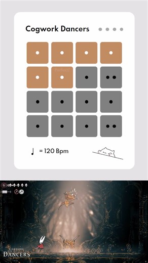 @joshuagusti.dev on Instagram: "Try to tap or clap along! Based on Beat Blocks by @patternsinpiano #rhythm #rhythmgame #silksong #beatblocks #rhythmpractice #hollowknight #rhythmgames"