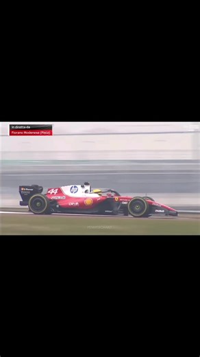 Lewis Hamilton at Fiorano Circuit with SF-26