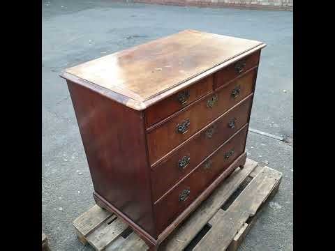 Restoring a Beautiful Antique chest of drawers 250-Year-Old Furniture Transformation