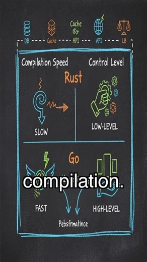 Rust vs Go for Backend: Choose Wisely #rustvsgo #backenddevelopment #concurrency