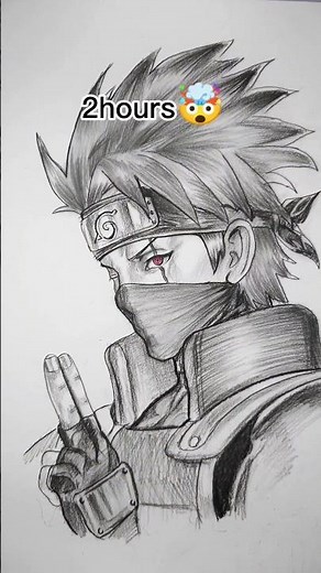 how to draw Kakashi || Kakashi Hatake