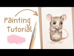 How to Paint a Mouse With Acrylic Paint Step by Step Tutorial