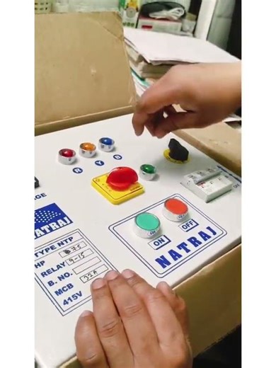 three face motor starter install 🛜⚡