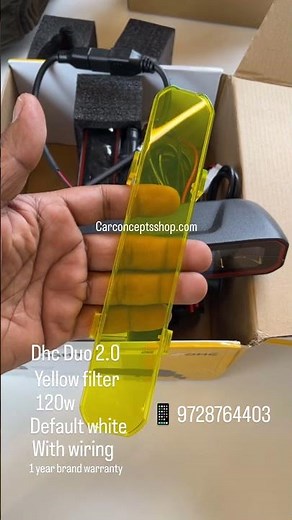 Dhc duo 2.0 bar lights 120w for all cars #automobile #cars #carlights #lightsupgrade #dhcduo #osram