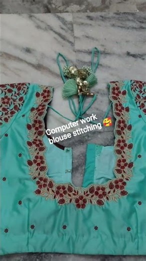 #follow #uploadyoutubeshort online services available computer work blouse stitching 🥰