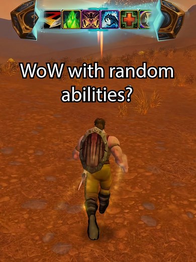 A WoW mod where all your abilities are random. #worldofwarcraft #privateserver #classicwow #randomizer