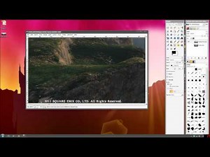 Removing FFXIV Screenshot Text