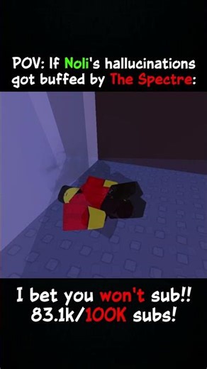 POV If Noli's hallucinations got buffed by The Spectre:😭😭 || #roblox #forsaken #fyp