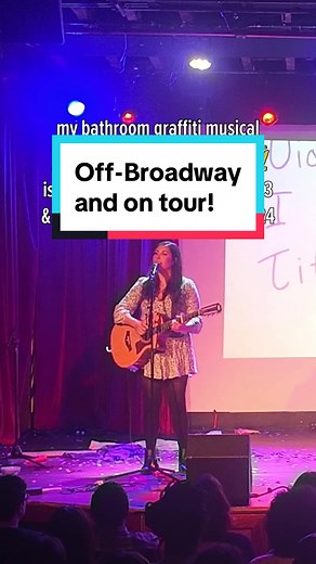 6 more Off-Broadway shows in NYC, and then I’m touring all around the US and UK (more dates still tba) 🚽🎨🎟 #bathroomgraffiti #menvswomen #musicalcomedy
