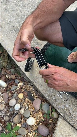 How to add springs to Vevor Safety Pool Cover