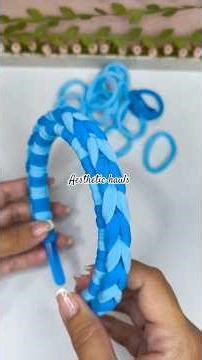 beautiful hairband tutorial #song #shorts #trending
