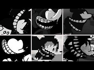 Friday Night Funkin' - Smile but everytime it's Mickey Mouse turn a Different Skin Mod is used