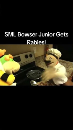 Bowser Jr tries to bite chef peepee