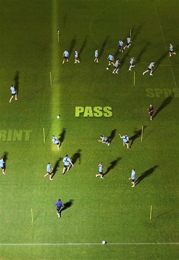 Effective Warm-Up Drill: Pass & Sprint Activation