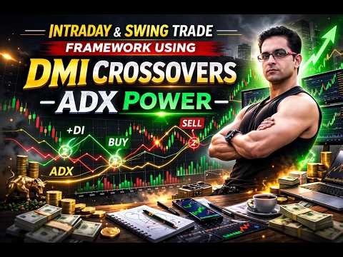 Intraday-Swing Trading Framework Using DMI Crossovers Part1 #intradaytrading #intraday #swingtrader