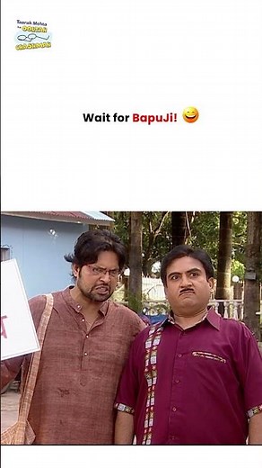 Wait for BapuJi ! #tmkoc #funny #jethalal #daya #shortsfeed
