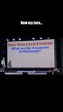 Who can write a better joke about Pittsburgh? AI or me? | Don McMillan Comedy