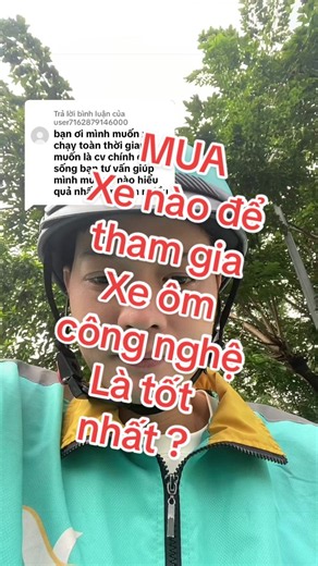 Trả lời @user7162879146000 Nên mua xe nào để chạy xe ôm công nghệ - shipper thì lợi hơn . - Chọn dòng pin xa - Chọn dòng xe có chất lượng tốt - cần chú ý thêm về vấn đề miễn phí nhiên liệu - Hãy cân nhắc theo sức khoẻ và điều kiện bản thân để lựa chọn - Xe xăng : mình không nói tới vì có thể tương lai sẽ bị hạn chế vô nội thành Ngọc Xa Phu cảm ơn anh đã lắng nghe và Follow mình để chào đón các video khác nhé . #xuhuong #RTO #greensm #ngocxaphu #shipper