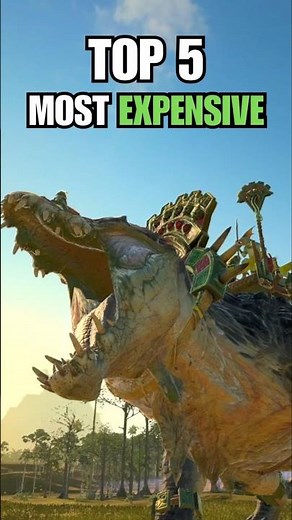 Top 5 Most Expensive Lizardmen 🦎 in Total War Warhammer 3