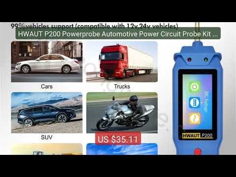 HWAUT P200 Powerprobe Automotive Power Circuit Probe Kit 12V/24V Di... — Top Rated 2026 | Buy Now!