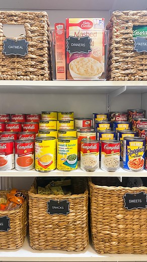 1.2K views · 88 reactions | My top favourite tools to organize a pantry. Day 2: A can riser is total game changer if you have a lot of canned food in your pantry. It stores and organizes your canned food in a way that makes it so easy to see everything at a glance! This means no falling cans and less wasted food when things aren’t hiding and lost the back.  | The Orderly Lifestyle | Facebook