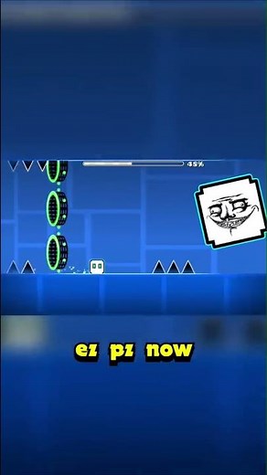 THE GEOMETRY DASH TROLL LEVEL