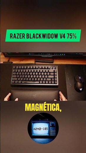 Blackwidow V4 75% #blackwidow #razer #review #teclado #azmo105