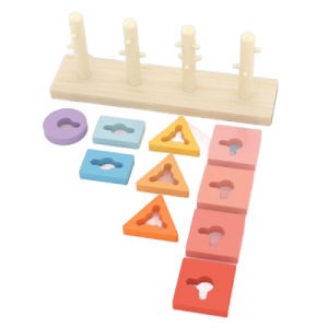 [Hot Item] Wooden Toy Shape Sorter Stacker Toy