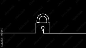 Red flatline medical EKG screen, heart failure and patient's death on ECG monitor. Resuscitation of a patient with a heart attack on ECG monitor. Seamlessly looping animation in 4K