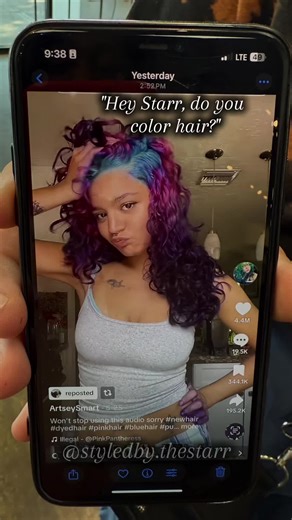 This wasn’t random color. It was formulated around: • hair history • hair health • porosity • desired vibrancy Bold color should look intentional — not accidental. If you’ve been thinking about color on your locs… this might be your sign. #haircolor #ghostroot #hairstylistsoftiktok #locstylist #hairtok