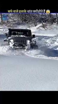 Why are snowy regions quiet? #surprisefacts #facts #viralshort
