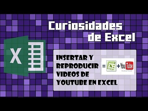 INSERTAR VÍDEOS DE YOUTUBE EN EXCEL