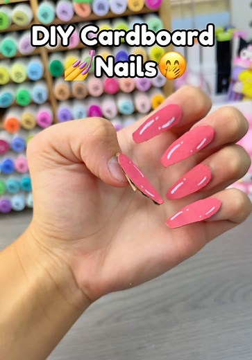 DIY Cardboard Nails: Creative Paper Craft Ideas