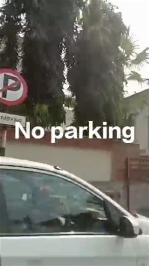 Sign board on road suggest what to do & what not to do. No parking sign board means don't park here.