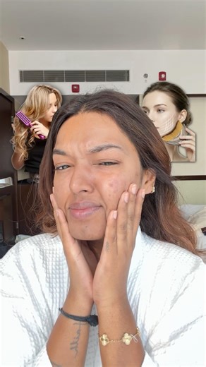 Combing my FACE? for Puffiness? DOES IT WORK? #shorts #ashortaday