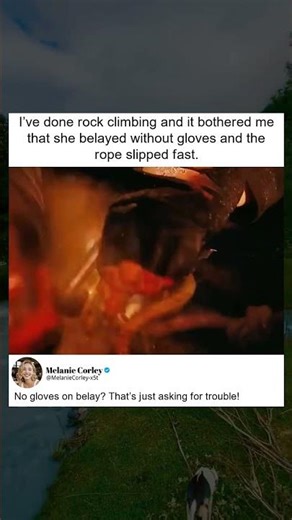 Rock Climbing Safety: Importance of Gloves When Belaying