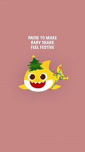 Taking a merry little break to help Baby Shark feel extra sparkly today ✨🎅 | Pinkfong
