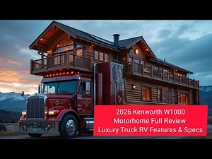 2026 Kenworth W1000 Motorhome Full Review | Luxury Truck RV Features, Interior & Specs
