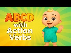ABCD Action Verbs Song for Kids | Learn Letters with Fun Movements | Toonzy Wheels kids