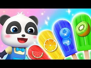 Colorful Ice Pop Song | Lollipop Song | Learn Colors | Nursery Rhymes & Kids Songs | BabyBus