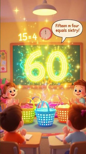 Table of 15 for Kids | 15 Times Table Song | Learn Multiplication Table | Easy Math for Kids