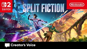 In this week's Creator’s Voice with @HazelightGames & @EA, get a look into Split Fiction, a surprising co-op adventure where players jump between sci-fi and fantasy worlds in an unexpected story of friendship. | Nintendo Switch