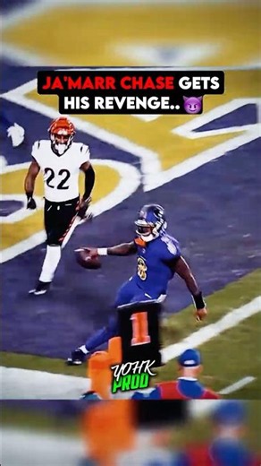 Ja'Marr Chase Gets His REVENGE.. 😈🔥 #nfl #football #shorts