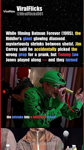 Batman Forever’s Riddler Diamond MISTAKE 😂💎 | Jim Carrey’s Prank