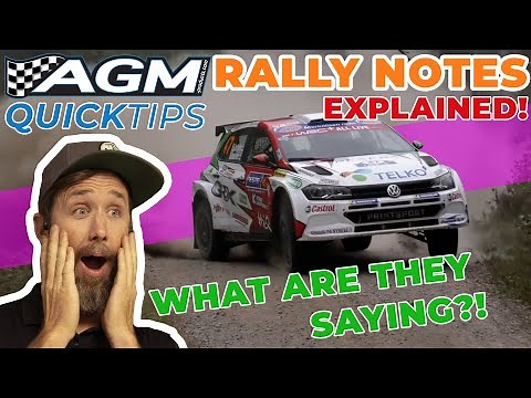 Rally Notes Explained! How do they Help? | AGM Quick Tip