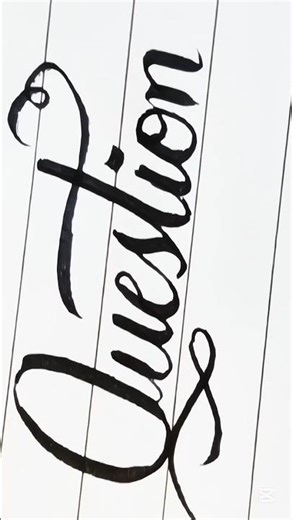 How to write Question with cut marker #ytshorts #shorts #short #calligraphymasters