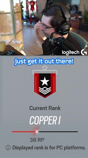 Shroud Reacts to Copper Rank in Rainbow Six Siege